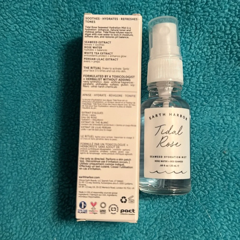 EARTH HARBOR TIDAL ROSE TONER - NEW .68 fl oz - Picture 3 of 5